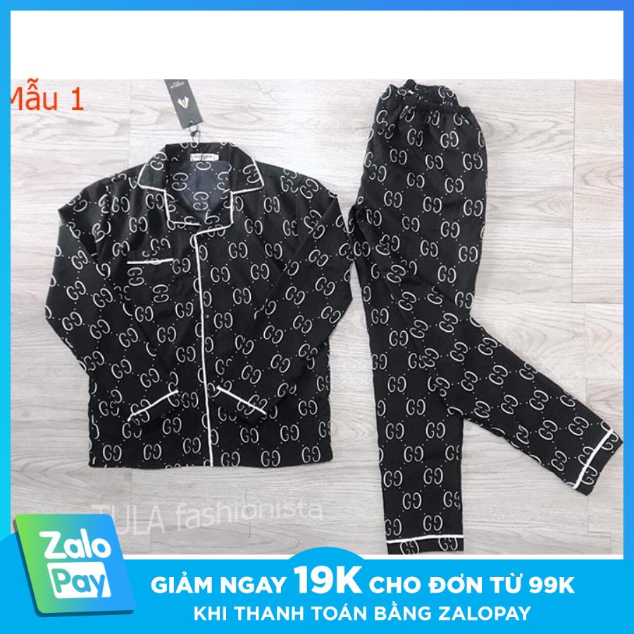 Đồ Bộ Mặc Nhà Chất Lụa, Bộ Quần Áo Dài Tay Chất Lụa, Bộ Đồ Pijama Lụa Dài Tay Phù Hợp Cả Nam Và Nữ