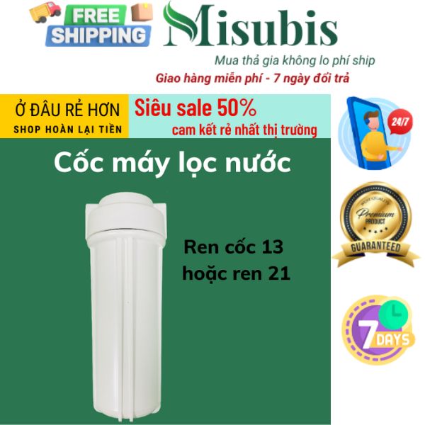 Cốc máy lọc nước , cốc lọc nước số 1 ,2,3 ,cốc lọc chặn đầu nguồn