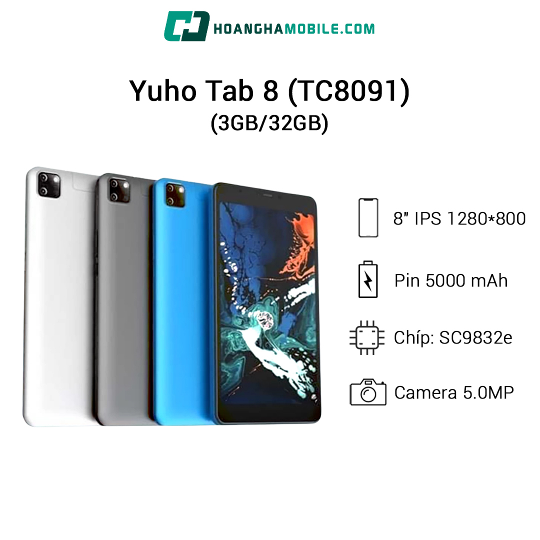 Máy tính bảng Yuho Tab 8  3GB/32GB - Chính hãng