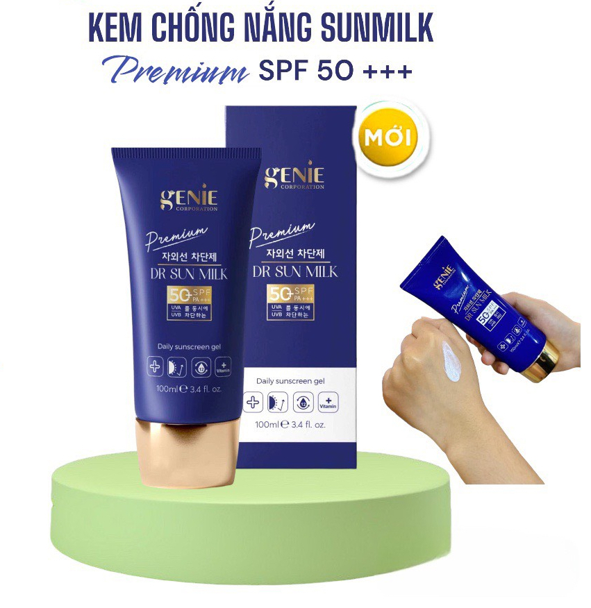 Kem Chống Nắng Sunmilk SPF 50+PA+++ 100ml Genie
