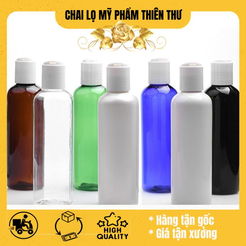 Chai nhựa pet nắp nhấn 20ml/30ml/50ml/100ml chiết mỹ phẩm