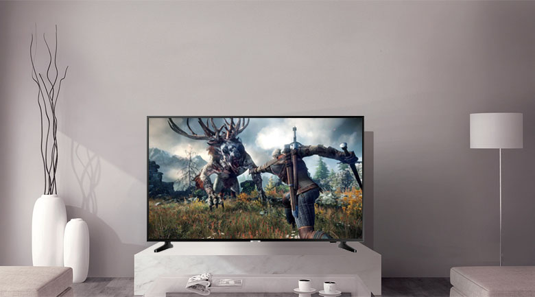 Smart tivi Samsung 4k 50inch ua50nu7090, công nghệ PurColor mang đến dải màu rộng cho ra màu sắc sống động, mạnh mẽ, âm thanh vòm mạnh mẽ với công nghệ Dolby Digital Plus