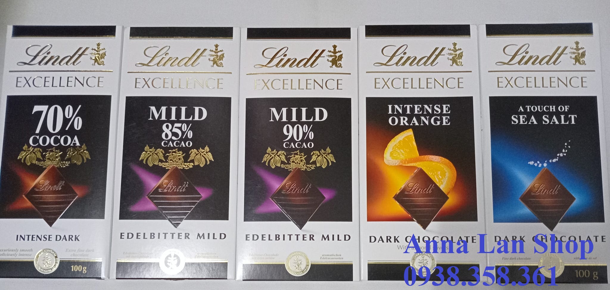 [HCM]Socola Lindt 70%- Pháp (100g)