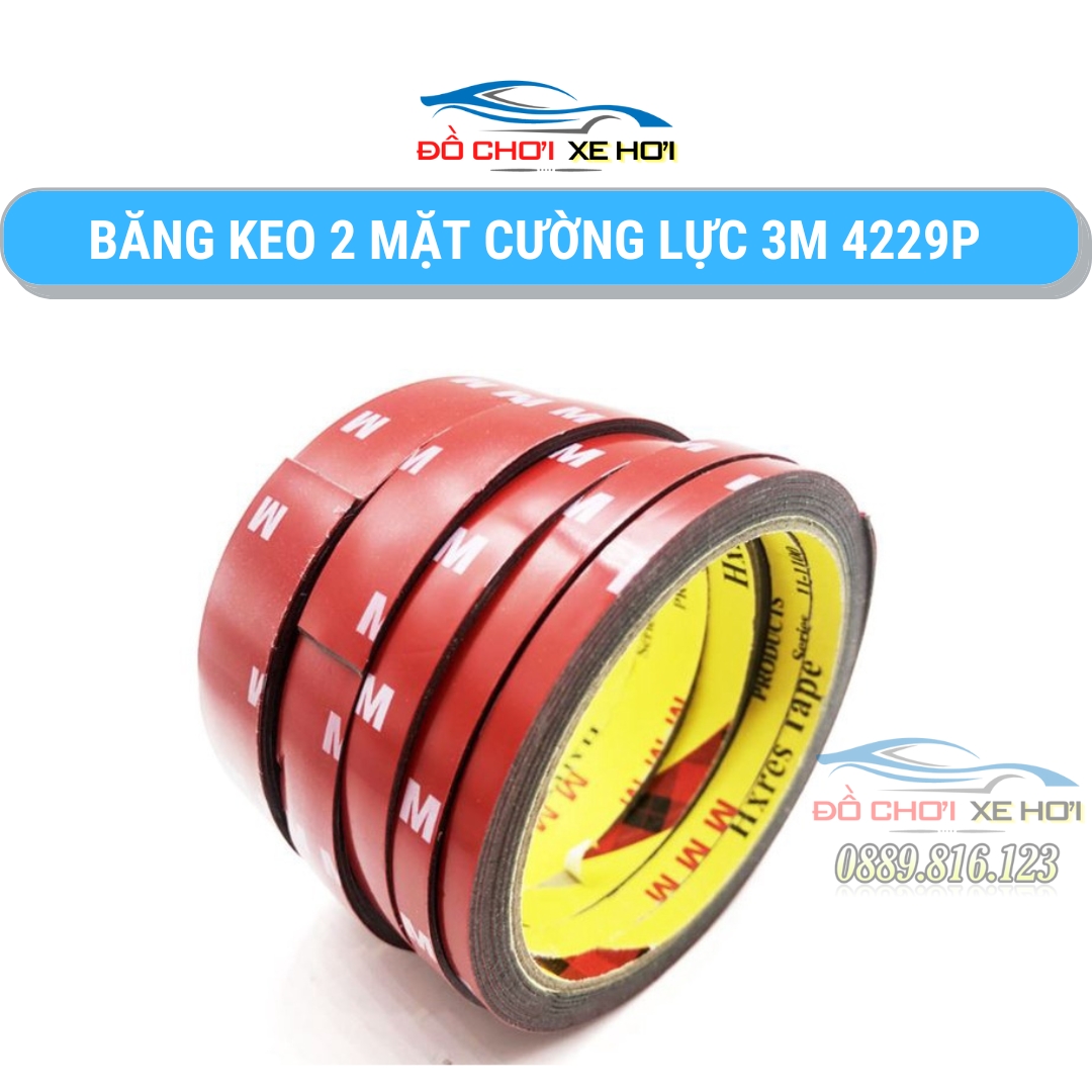 Băng keo 2 mặt cường lực 3m 4229p siêu dính