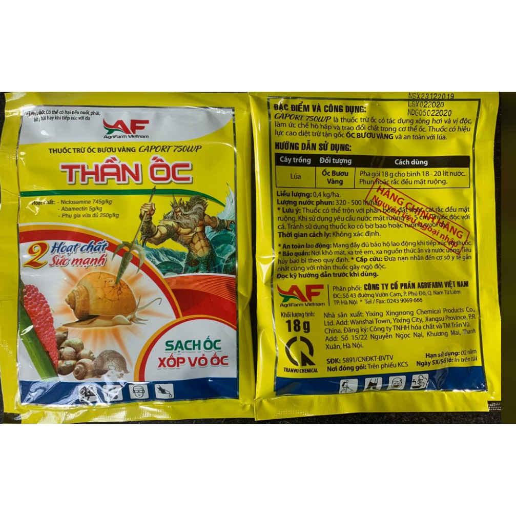 Thần ốc đặc trị các loại ốc sên, ốc bươu vàng dạng phun