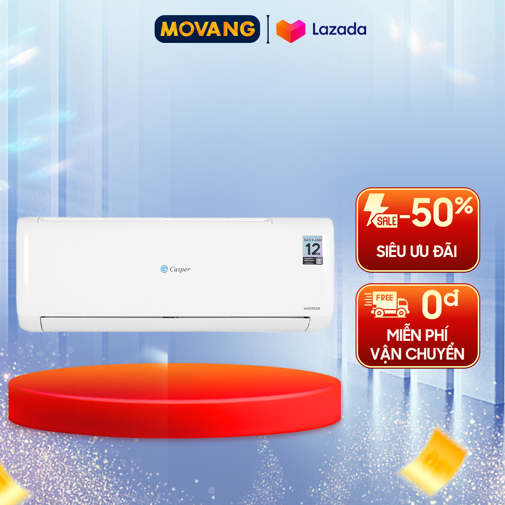 Máy lạnh casper inverter 2 hp tc-18is36 - - chế độ turbo làm lạnh nhanh sảng khoái tức thì 18800 btu 1 chiều - giao hàng toàn quốc - freeship hcm