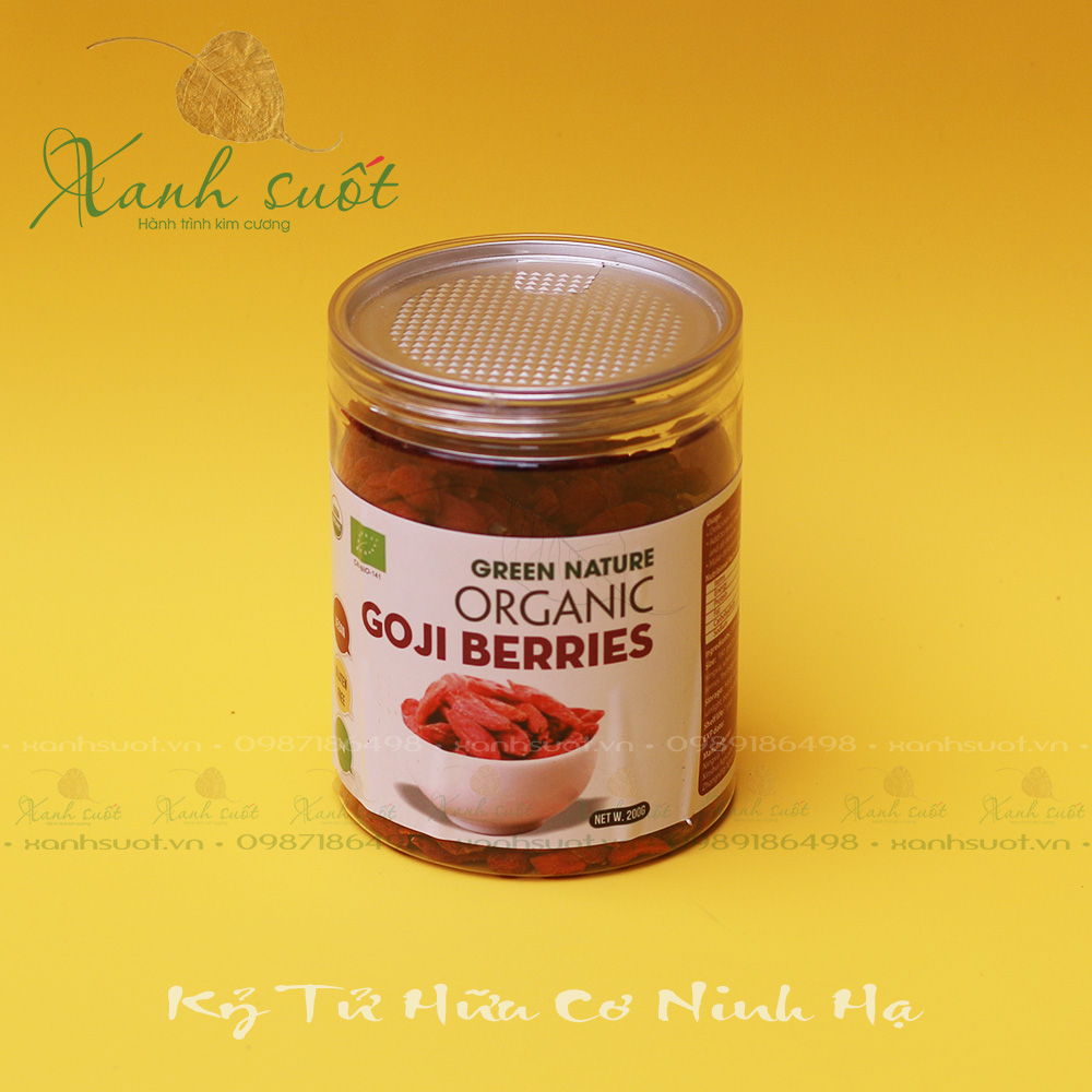 Kỷ tử hữu cơ ninh hạ- loại i, hạt đều, dày thịt, rõ nguồn gốc- organic goji berries, raw
