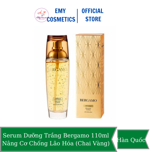 [HCM]Serum Nâng Cơ Chống Lão Hóa Se Khít Lỗ Chân Lông Căng Bóng Mịn Da Bergamo 24K Gold  Luxury 110ml  Hàn Quốc