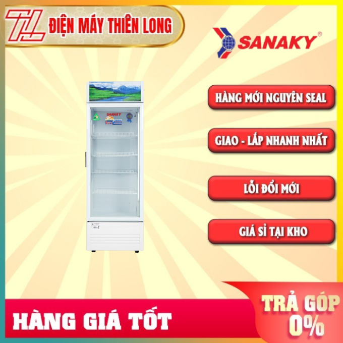 Tủ mát sanaky vh-3089k 300 lít dàn đồng,1 cánh mở,bảo hành 24 tháng - miễn phí giao lắp hcm - trả góp 0% - giao toàn quốc - ngoài hcm tính phí