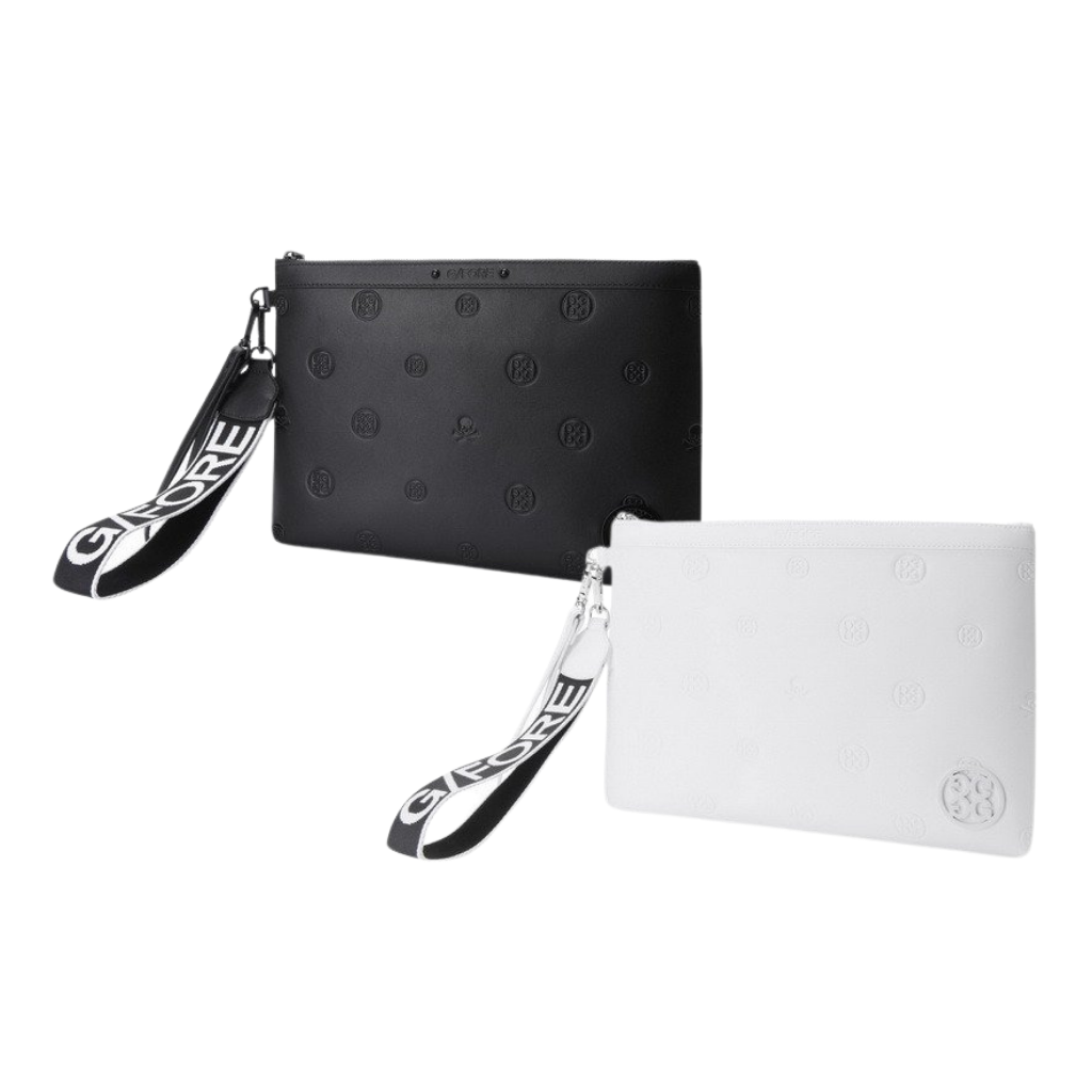 Túi golf cầm tay trắng đen g/fore - pouch bag