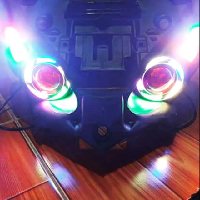 MẮT CÚ CHO EXCITER 135 ( ĐỦ ĐÈN 2U7, 4 CÚC ÁO)-TẶNG CÔNG TẮC ON/OFF