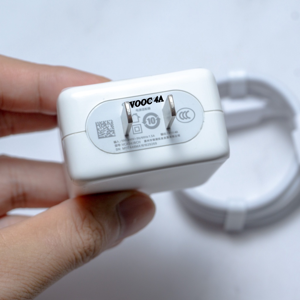 Củ Sạc Nhanh 4A 20W R11 VOOC Zin Hàng Nội Địa 2022