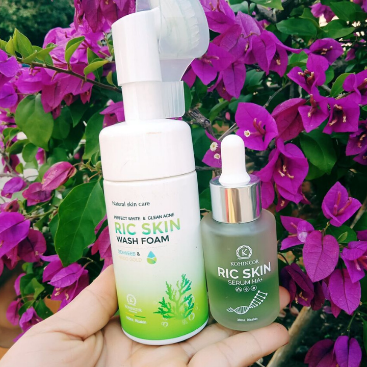 Combo làm sạch mụn, thâm nám, dưỡng da Ric Skin