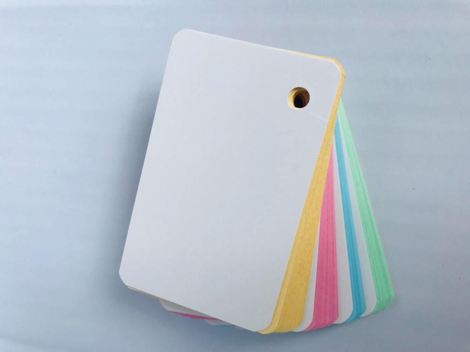 [HCM]combo 100 thẻ flashcard màu thái mix 4 màu kèm khoen bìa cao cấp