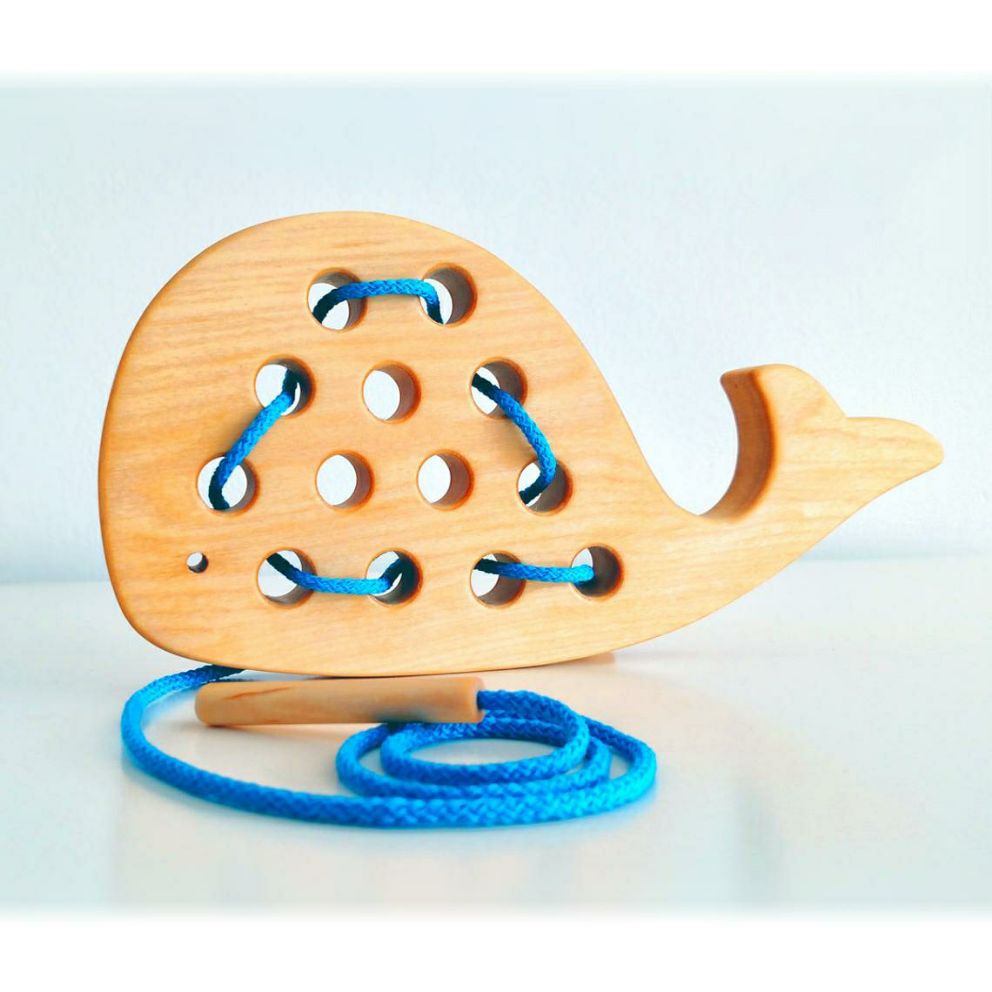 🍉 Đồ chơi Montessori🍉 Thú gỗ đan len🍉 Rèn luyện vận động tinh🍉Bé khéo tay, tập trung kiên nhẫn