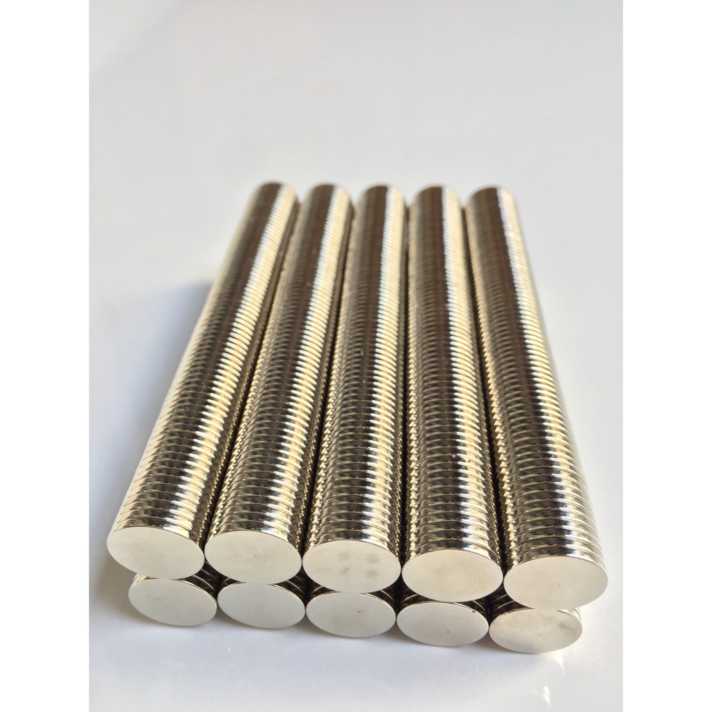 20 viên Nam châm 15x2mm lực từ cực mạnh