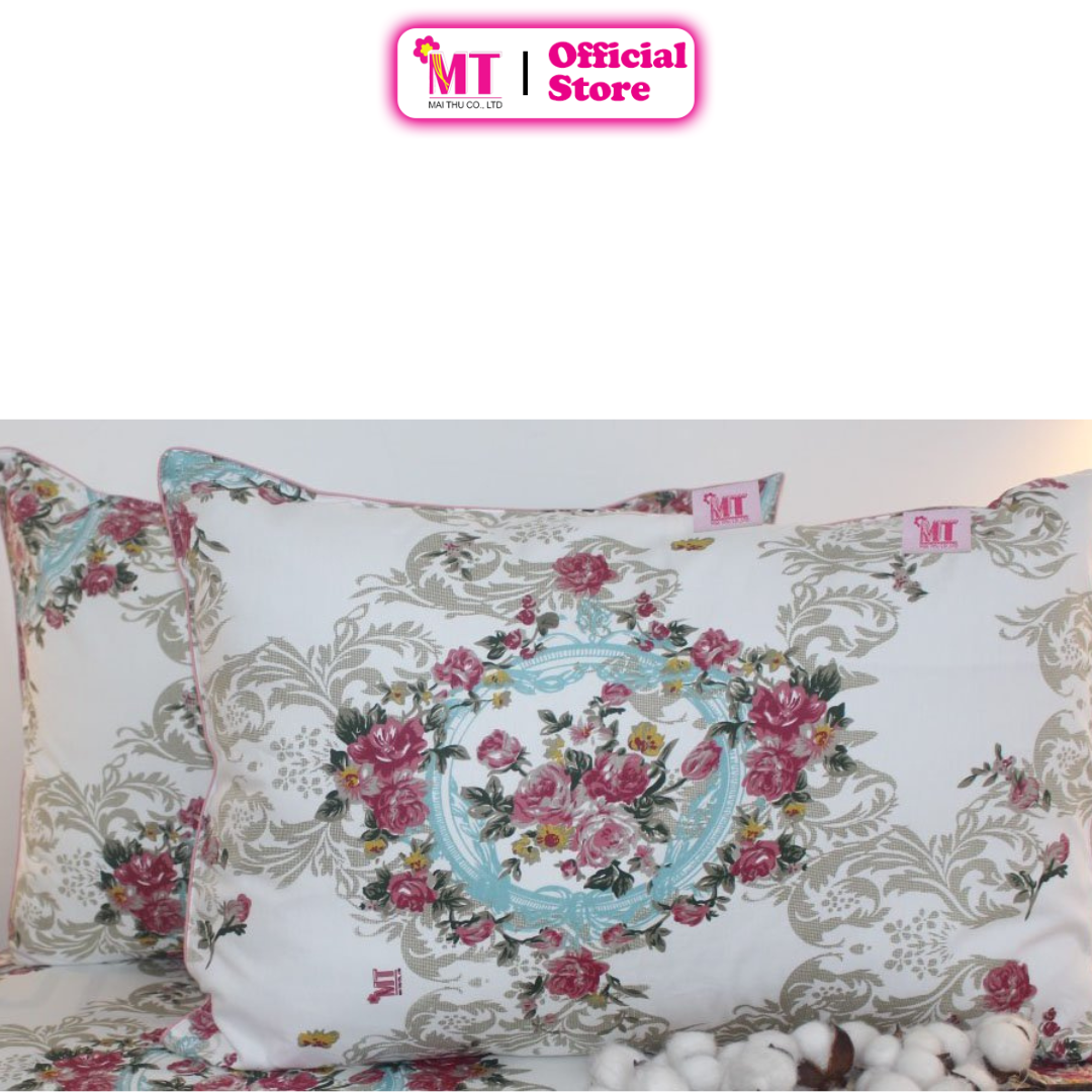 Gối Nằm Kèm Ruột Bông Chất Liệu Poly Cotton