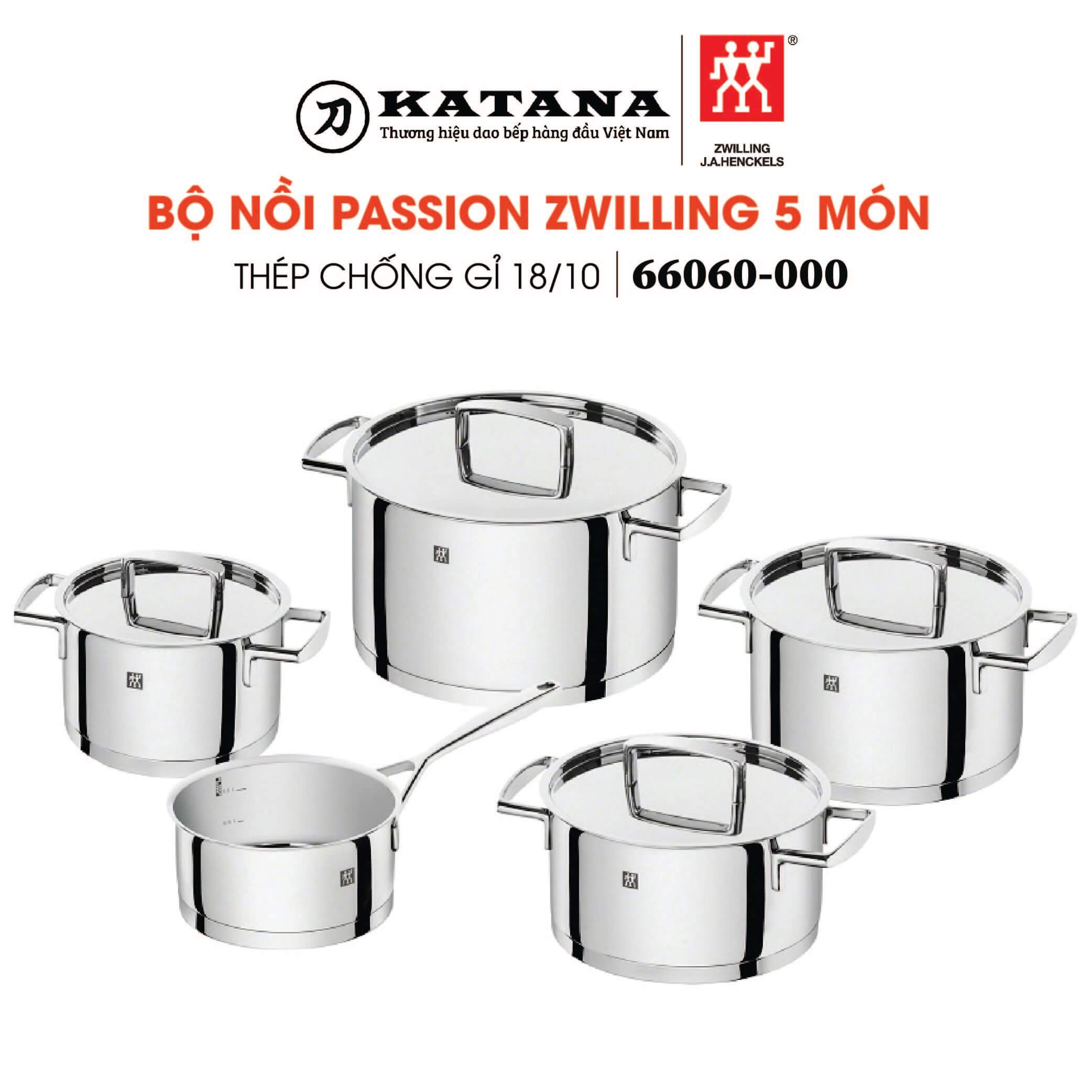 Zwilling - bộ nồi passion - 5 món