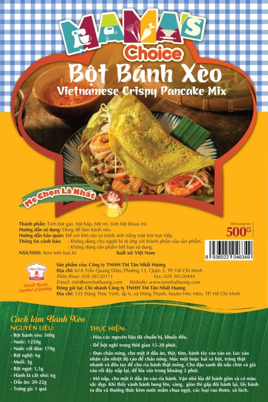 Bột bánh xèo mama’s choice 500gr nhất hương