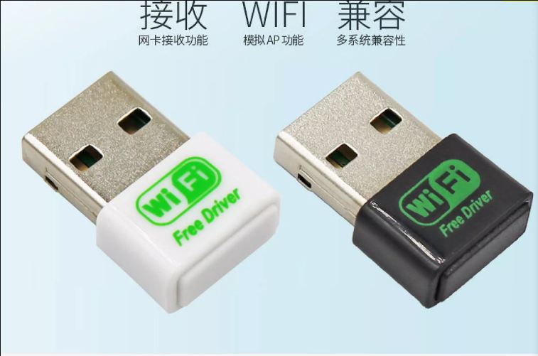USB wifi, Không cần Driver. cứ cắm vào máy là chạy. Bộ thu USB WIFI 802.11b/g/n TS 2,4G cho PC, laptop