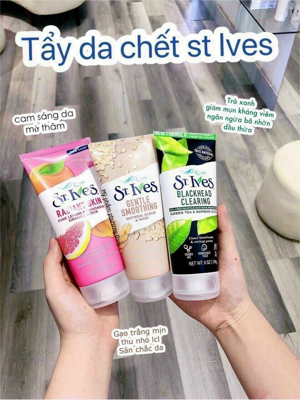 🌸Sữa rửa mặt St.Ives tẩy tế bào chết🌸