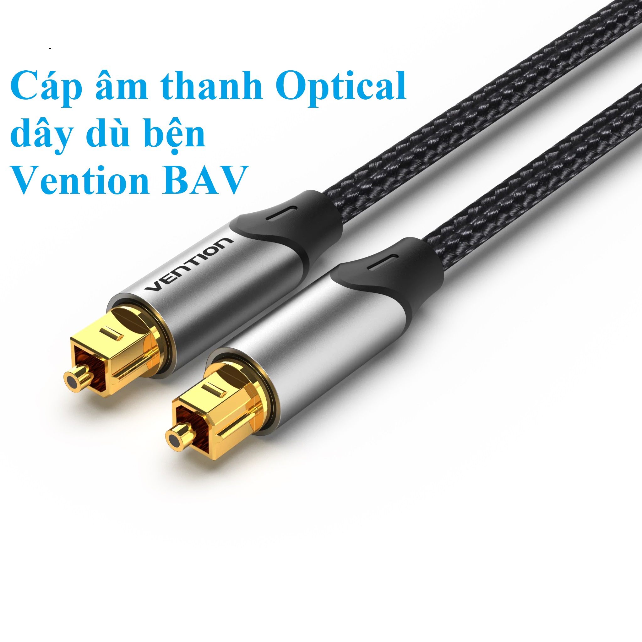 Cáp âm thanh Optical dây dù đầu hợp kim chống oxi hóa Vention BAV