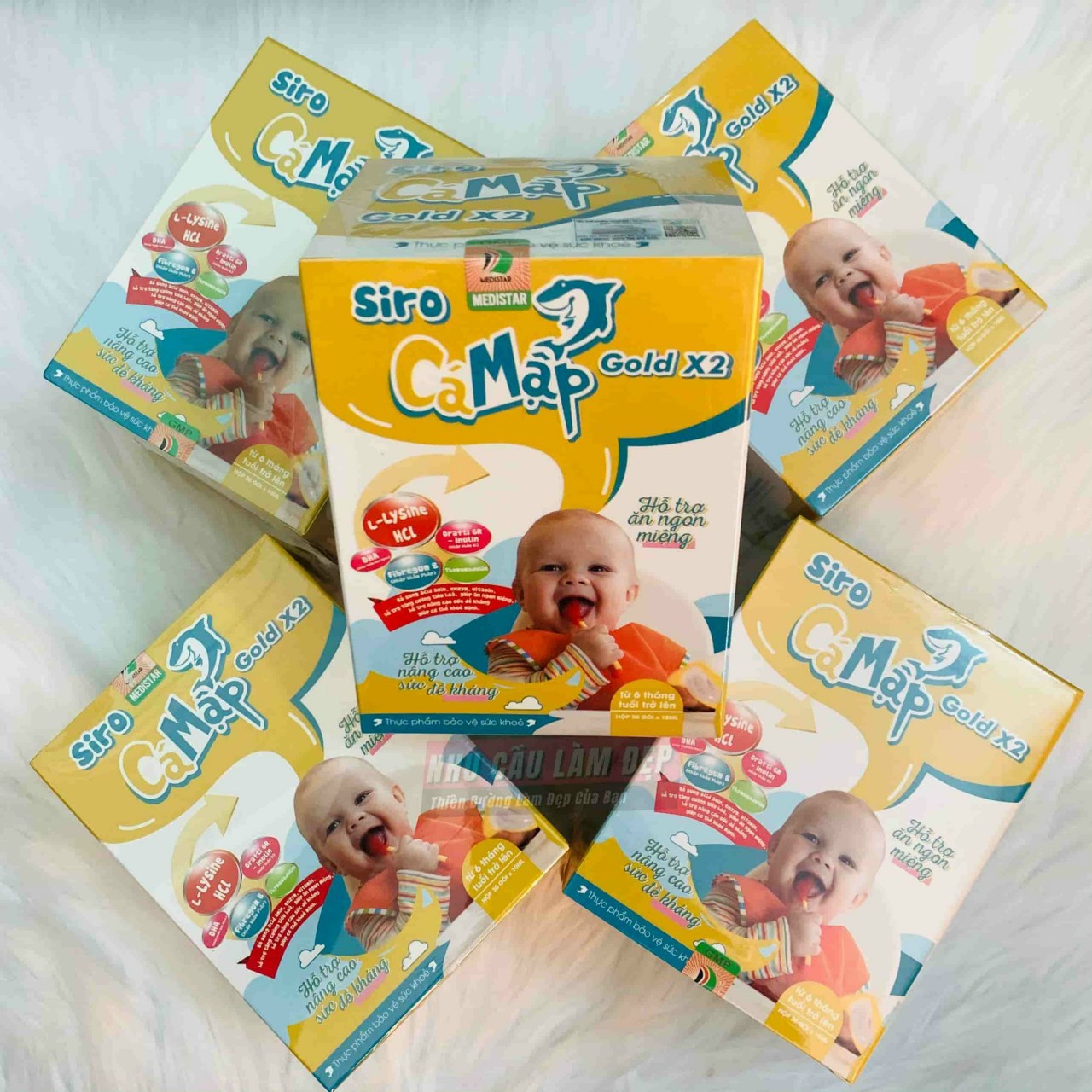 Siro ăn ngon cá mập gold x2 sirô si rô baby shark