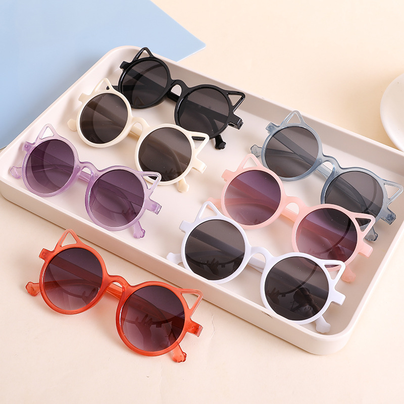 17 MILE Kids Sunglasses Girls Brand Cat Eye Children Glasses Boys UV400
