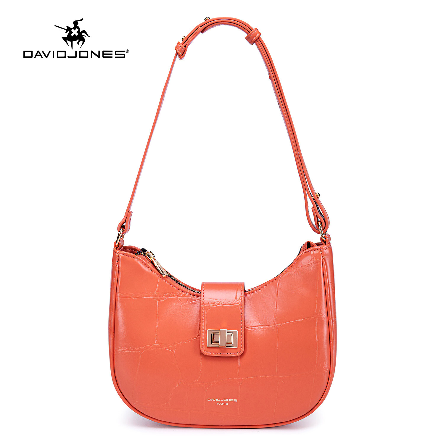 David Jones Paris phụ nữ Vai Túi PU da nữ Crossbody Túi phụ nữ nhỏ handbag818