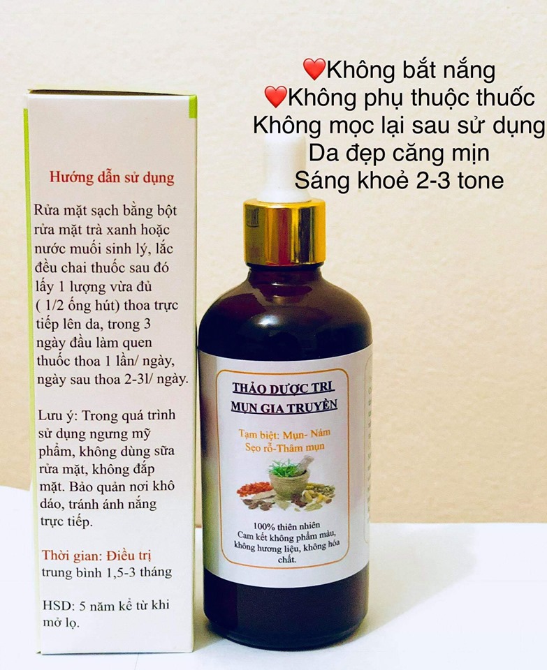 thảo dược mụn 50ml