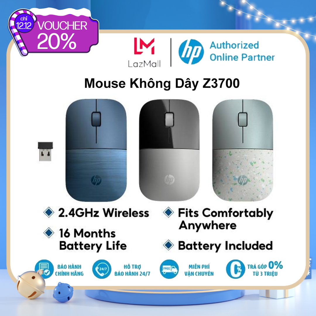 Chuột không dây hp z3700 - hàng chính hãng new 100%
