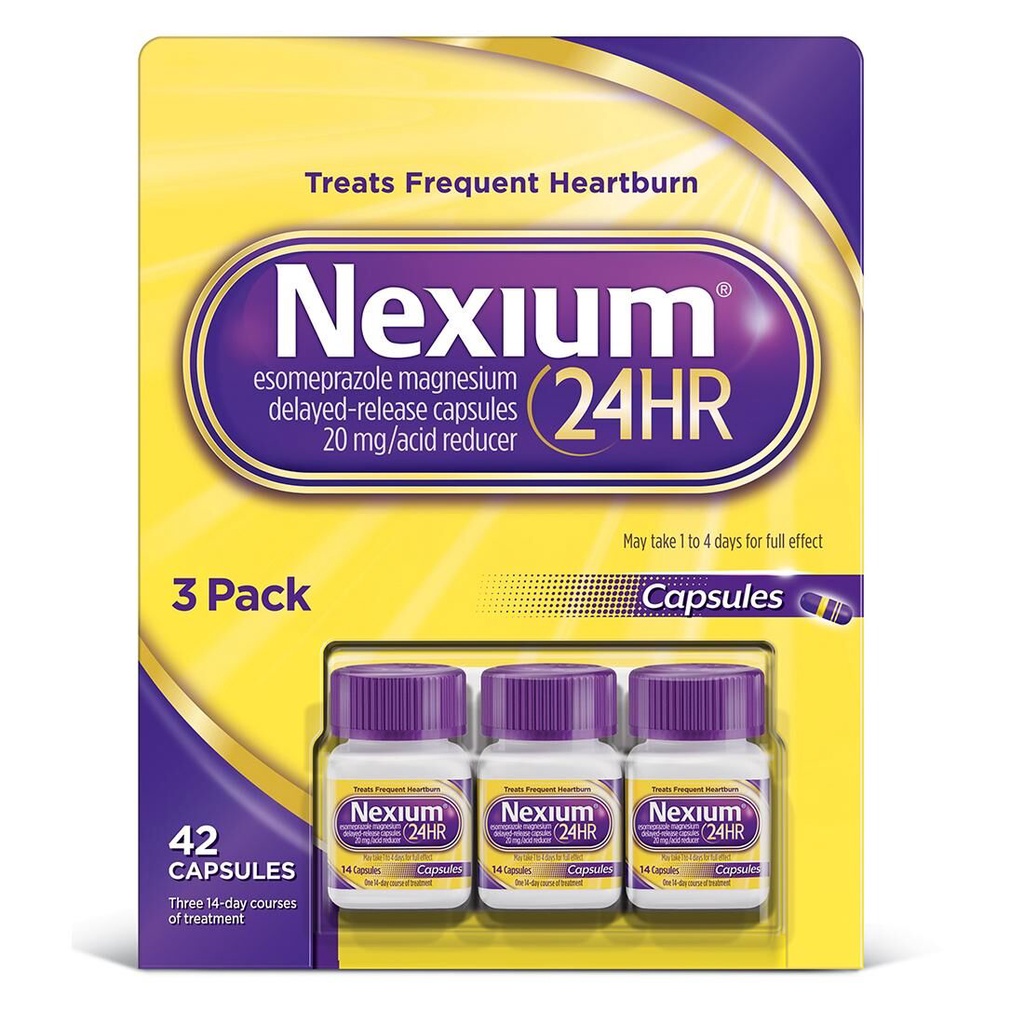 Viên uống hỗ trợ loét dạ dày, ợ nóng Nexium 24hr của Mỹ