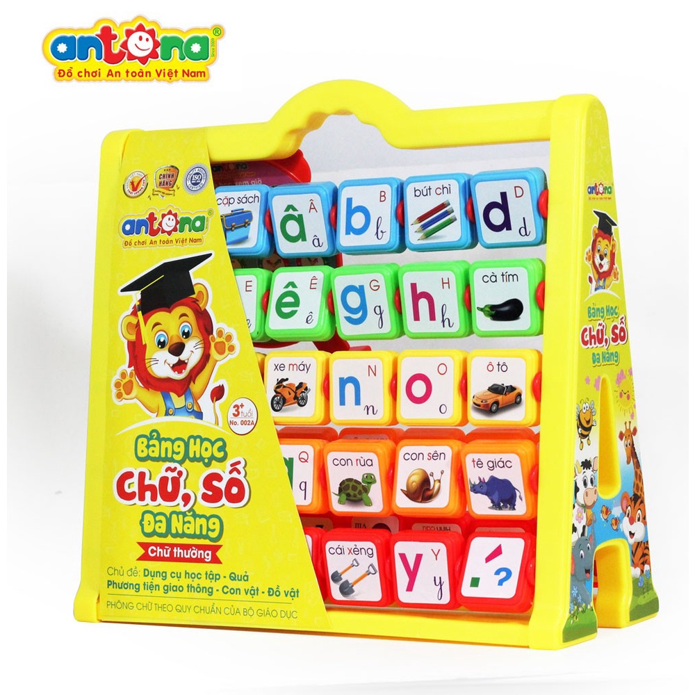 Đồ Chơi Giáo Dục Bảng Học Chữ Và Số Đa Năng Antona Cho Bé Từ 3 Tuổi Khám Phá