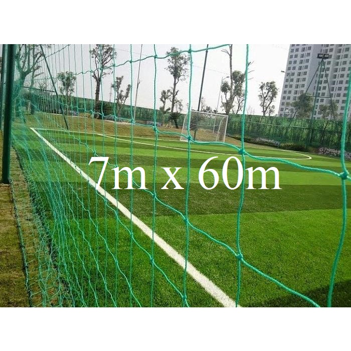 Lưới rào sân- Chắn bóng- Quây sân- Cao 7m dài 60m - sợi PE bền trên 5 năm sale