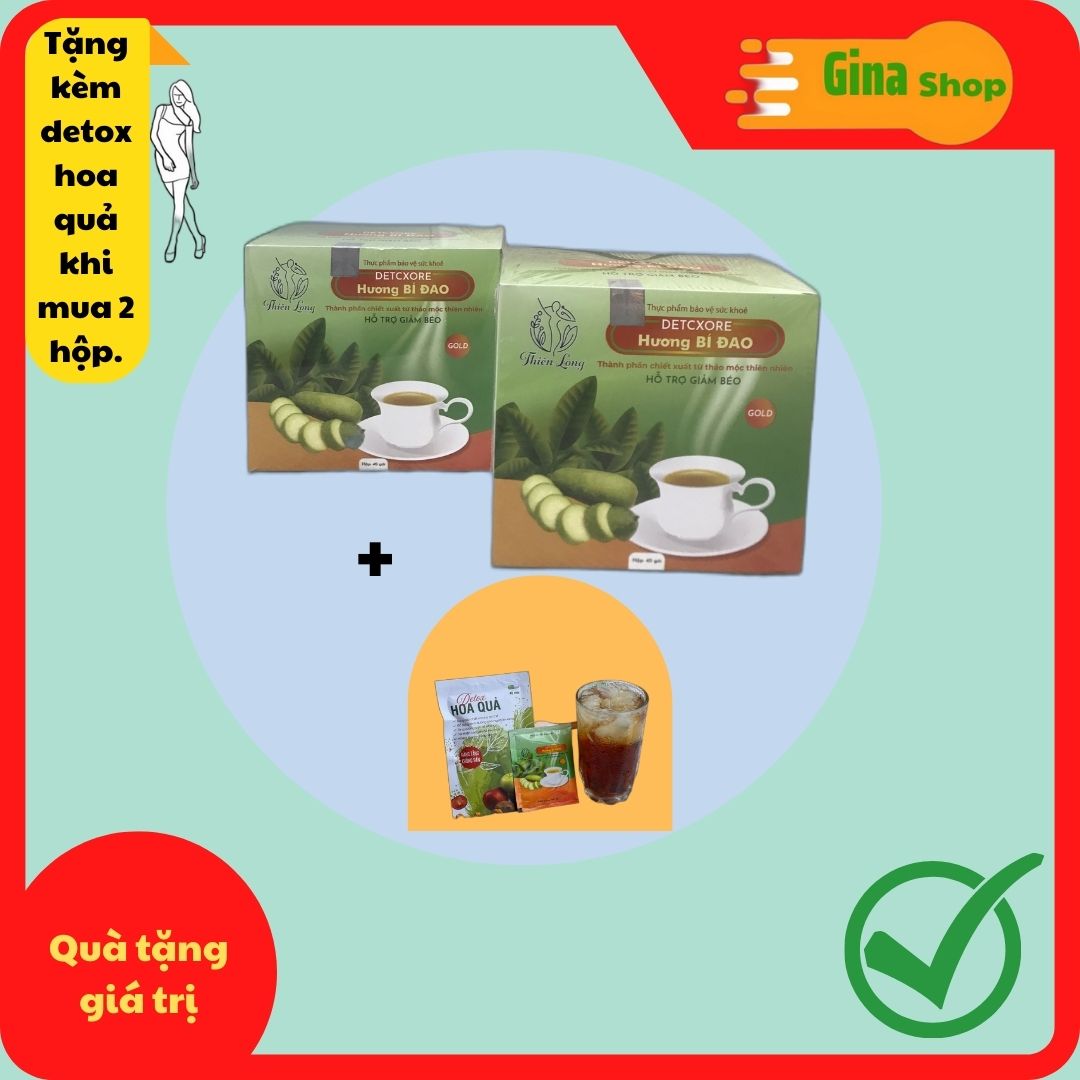 40 gói trà bí đao detox gina-shop 40 gói