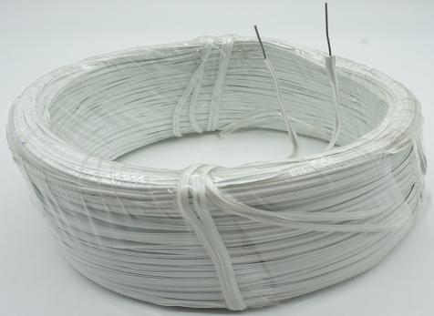 Dây vỏ nhựa lõi thép (cuộn 100m) - Màu trắng