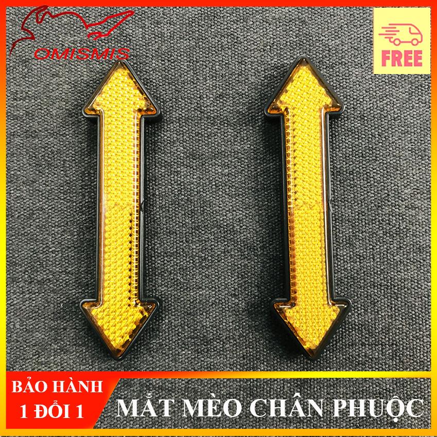 [HCM][ TEM TRANG TRÍ] DECAL TEM TRANG TRÍ XE MẮT MÈO MŨI TÊN DÁN CHÂN PHUỘC HOẶC ĐƯỢC NHIỀU VỊ TRÍ TRÊN XE MÀU VÀNG