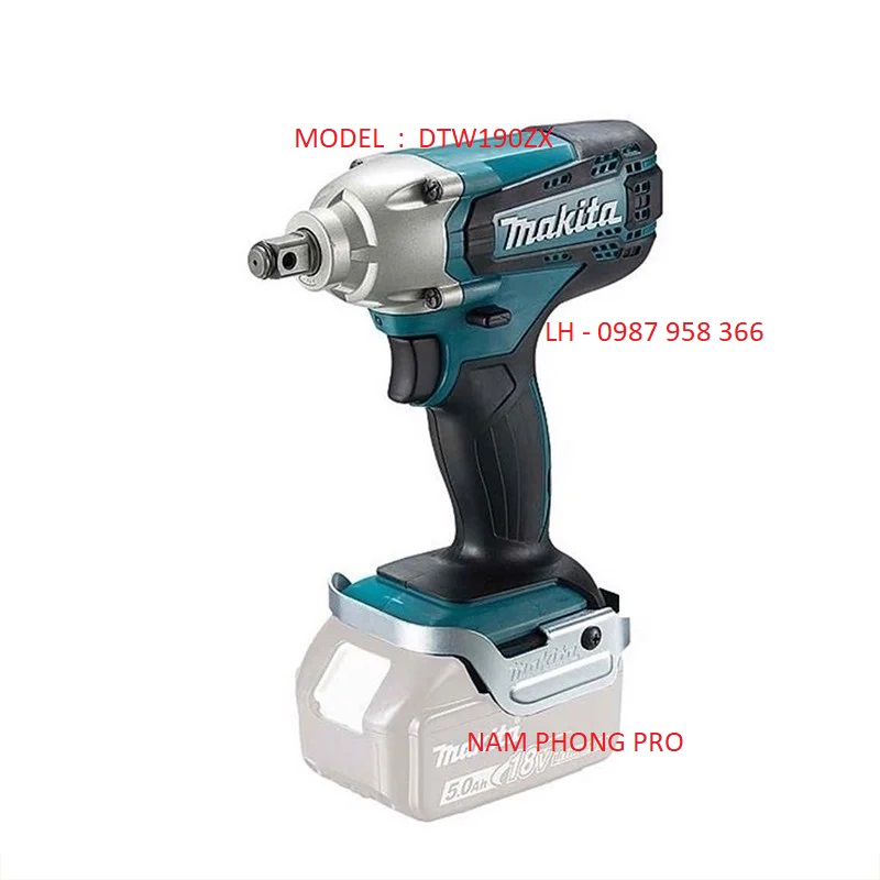 Máy siết bu lông dùng pin makita dtw190zx