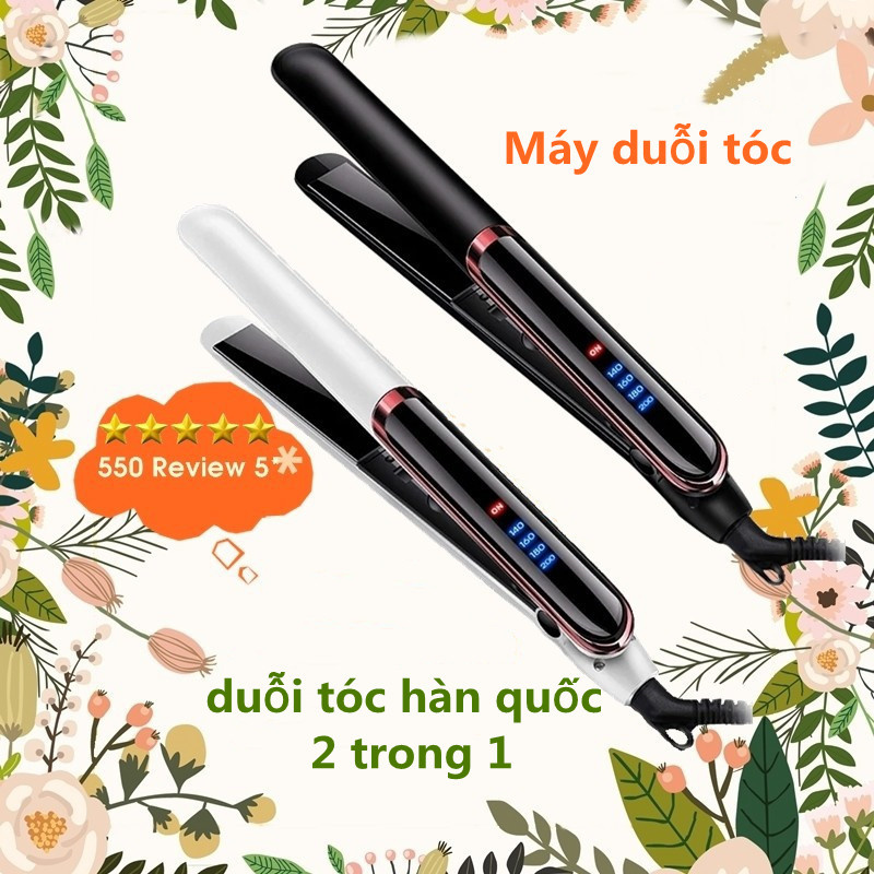 Máy duỗi tóc, uốn tóc cao cấp, máy duỗi tóc hàn quốc cao cấp Máy duỗi tóc hàn quốc cao cấp 2 trong 1