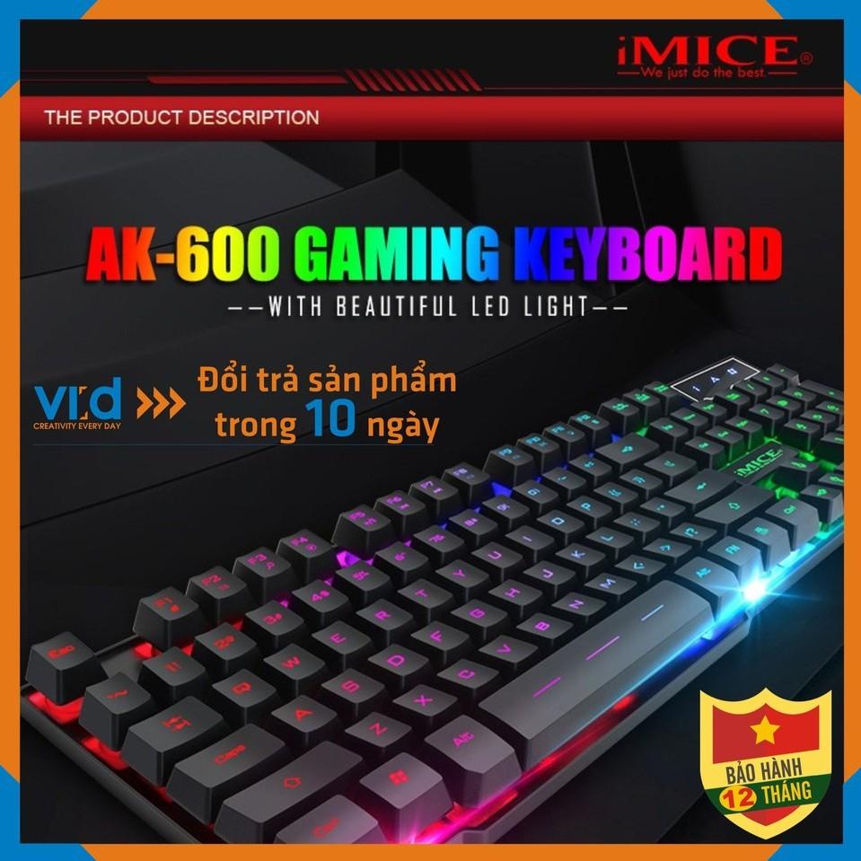 Bàn phím Gaming giả cơ đèn nền có dây USB iMICE AK-600