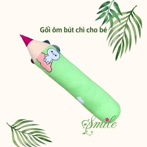 Gối ôm bút chì cho bé kích thước 80 x 28 cm