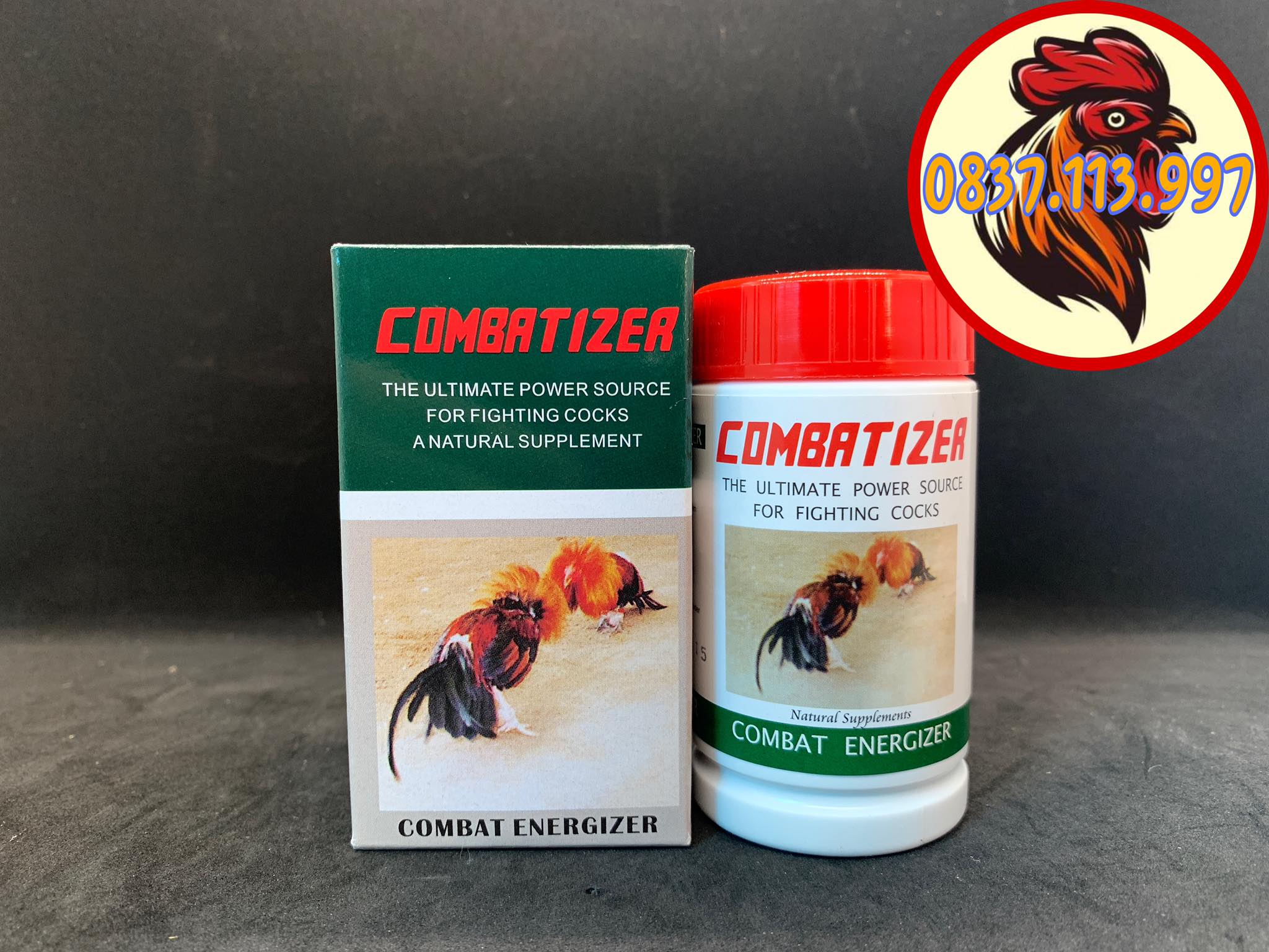 Combatizer thuốc ốp tuần cuối cho gà đá hộp 100 viên