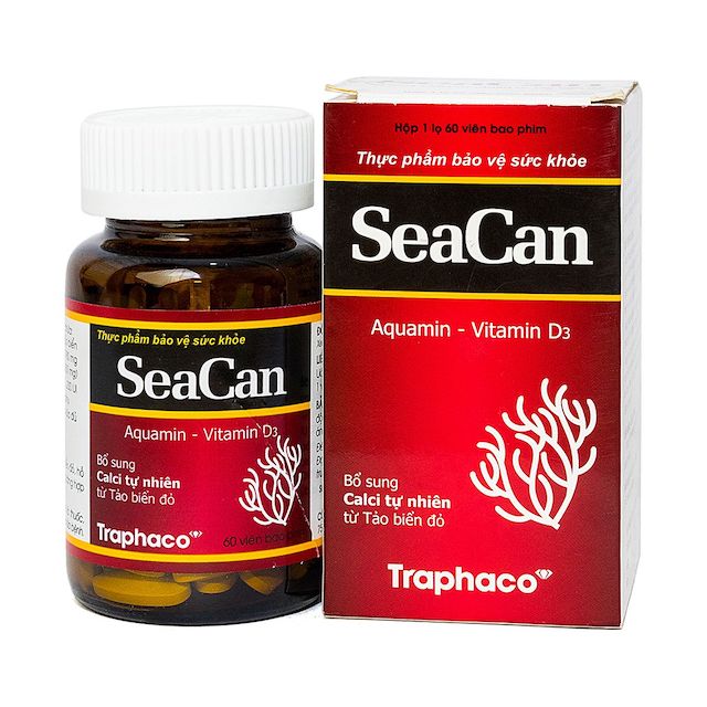 Viên bổ xung Calci tự nhiên từ tảo biển đỏ - SeaCan Traphaco