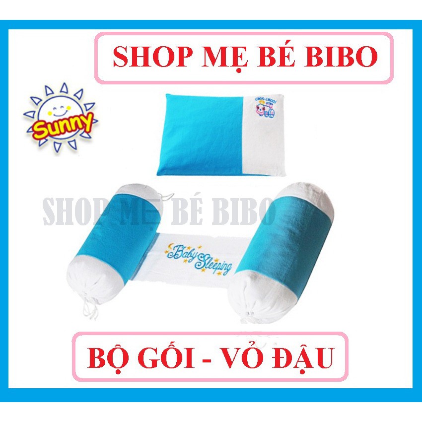 Bộ gối chặn vỏ đậu cho bé sơ sinh