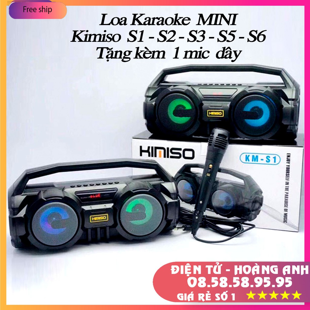 Loa karoke bluetooth Kimiso KM-S1 -
