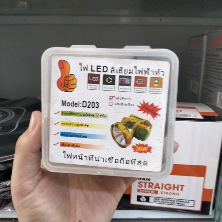Đèn pin sạc đội đầu siêu sáng họa tiết rằn ri