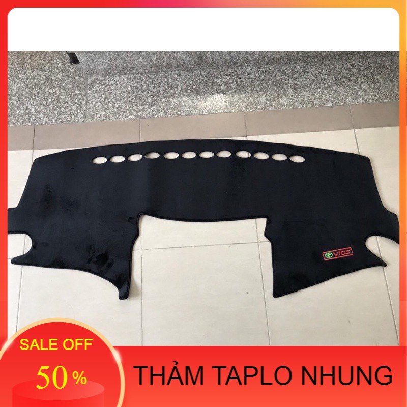 Toyota vios 2008-2013. thảm che nắng taplo nhung 3 lớp chống trượt