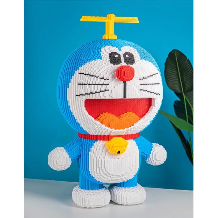 mô hình  Doraemon Thần Tài Cáo Nick Thỏ Judy Bearick  Size LỚN xếp hình mini Đồ chơi trang trí Decor đáng yêu