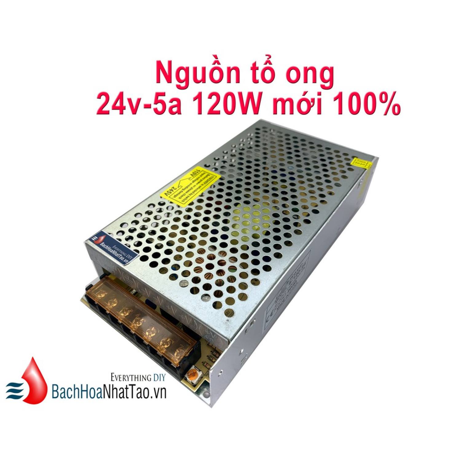 Nguồn tổ ong 24v 5a 120w mới 100%