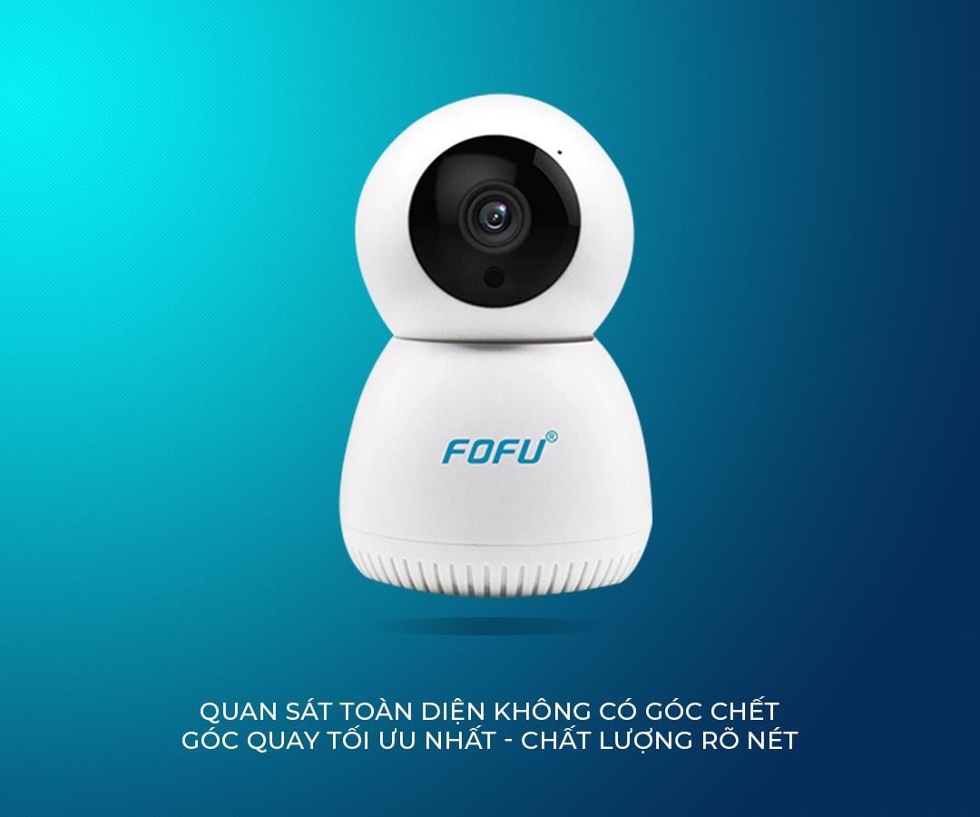 Camera IP Wifi tuya smart Tiếng Việt quay đêm siêu nét 360 độ phân giải HD Không Dây- Camera trong nhà